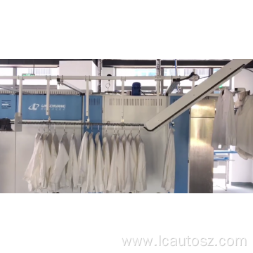 Automatic ironing dring machine for Garment